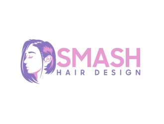 Smash Hair Design logo design by aRBy