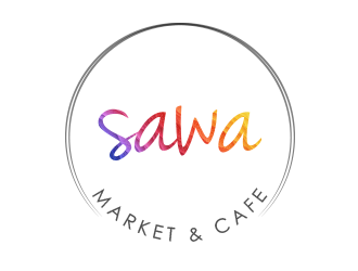 Sawa Market & Cafe  logo design by BeDesign