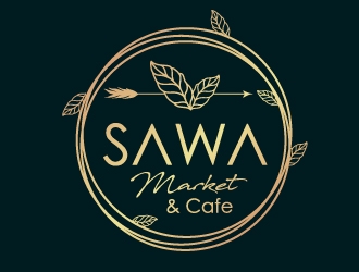 Sawa Market & Cafe  logo design by REDCROW