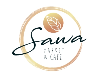 Sawa Market & Cafe  logo design by REDCROW