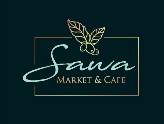 Sawa Market & Cafe  logo design by REDCROW