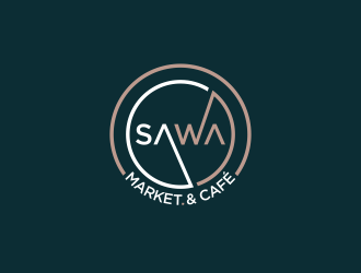 Sawa Market & Cafe  logo design by hopee
