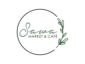Sawa Market & Cafe  logo design by akhi