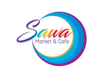 Sawa Market & Cafe  logo design by dshineart