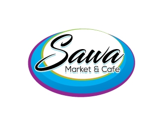 Sawa Market & Cafe  logo design by dshineart