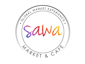 Sawa Market & Cafe  logo design by BeDesign
