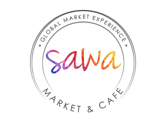 Sawa Market & Cafe  logo design by BeDesign
