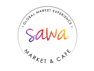Sawa Market & Cafe  logo design by BeDesign