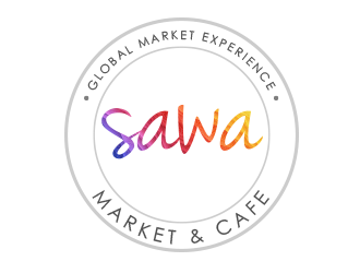 Sawa Market & Cafe  logo design by BeDesign