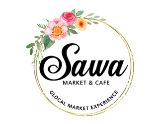 Sawa Market & Cafe  logo design by ingepro