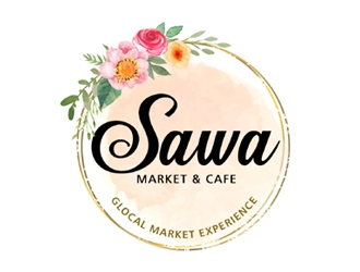 Sawa Market & Cafe  logo design by ingepro