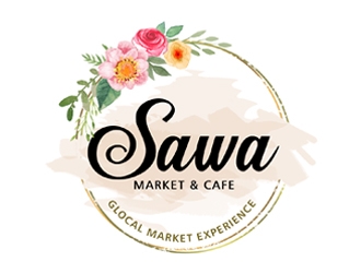 Sawa Market & Cafe  logo design by ingepro