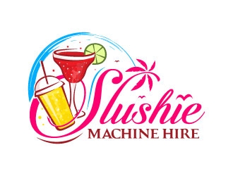 slushie machine hire logo design by jishu
