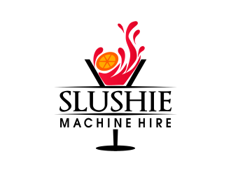 slushie machine hire logo design by JessicaLopes