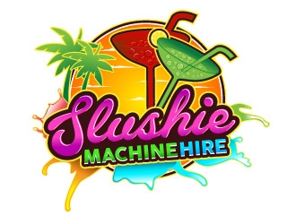slushie machine hire logo design by REDCROW
