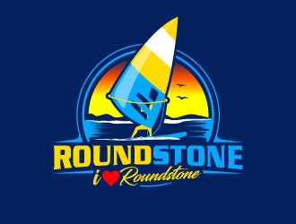 Roundstone Windsurfing logo design by dasigns