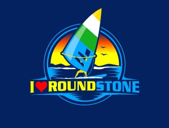 Roundstone Windsurfing logo design by dasigns