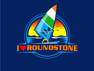 Roundstone Windsurfing logo design by dasigns