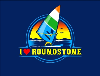 Roundstone Windsurfing logo design by dasigns