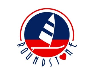 Roundstone Windsurfing logo design by uttam