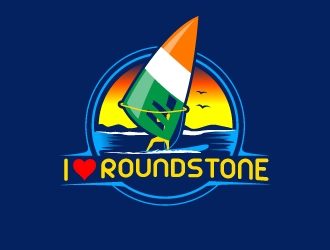 Roundstone Windsurfing logo design by dasigns