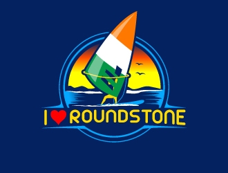 Roundstone Windsurfing logo design by dasigns