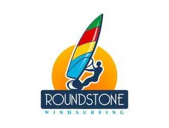 Roundstone Windsurfing logo design by SmartTaste