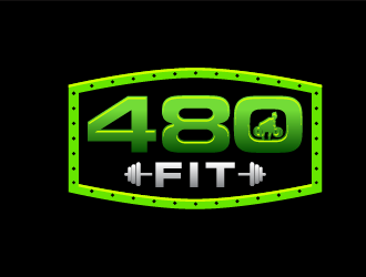 480Fit logo design by Ultimatum