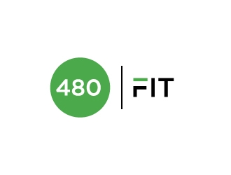 480Fit logo design by labo