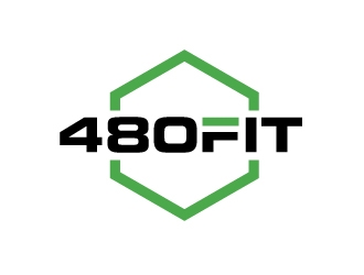 480Fit logo design by labo