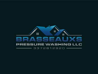 Brasseauxs Pressure Washing LLC logo design by ndaru