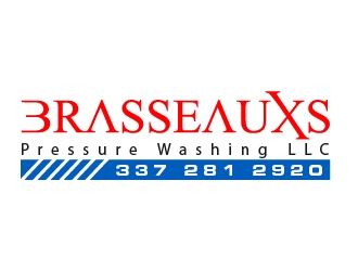 Brasseauxs Pressure Washing LLC logo design by pambudi