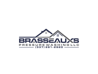 Brasseauxs Pressure Washing LLC logo design by oke2angconcept