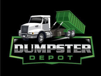 Dumpster Depot logo design by Suvendu