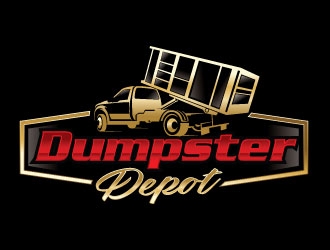 Dumpster Depot logo design by invento