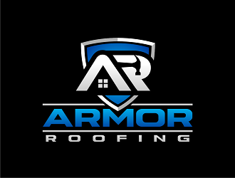 Armor Roofing  logo design by haze