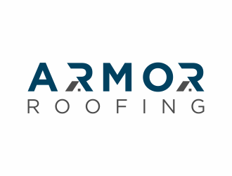 Armor Roofing  logo design by gusth!nk