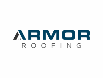 Armor Roofing  logo design by gusth!nk