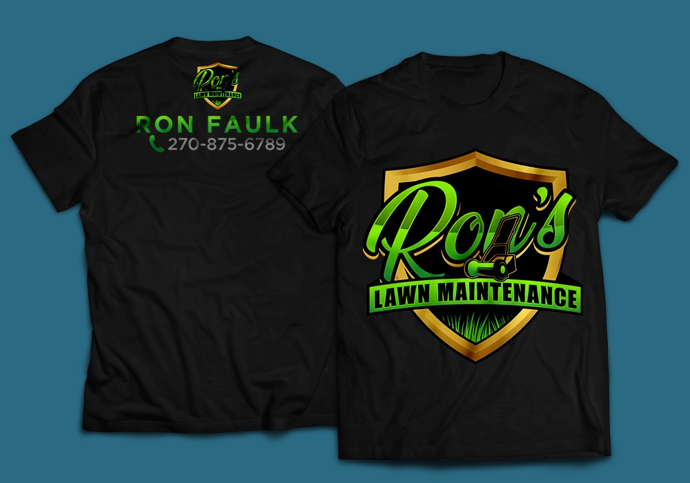 Ron’s Lawn Maintenance  logo design by aRBy