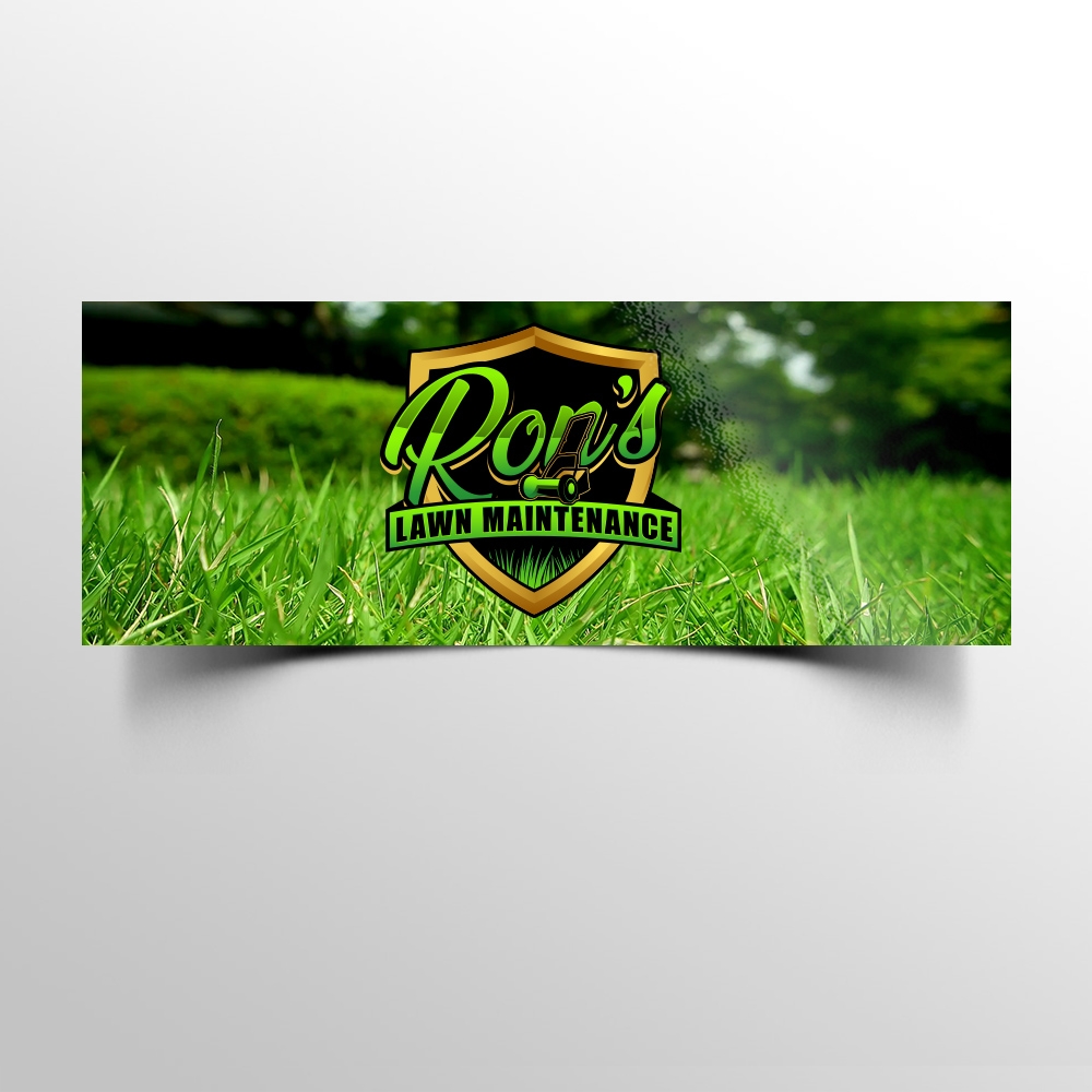Ron’s Lawn Maintenance  logo design by scriotx