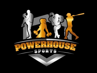 Powerhouse Sports logo design by Erasedink