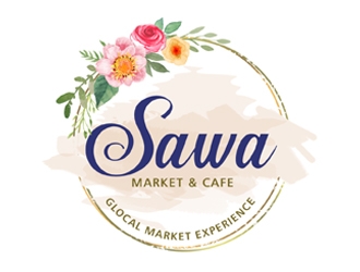 Sawa Market & Cafe  logo design by ingepro