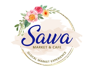 Sawa Market & Cafe  logo design by ingepro