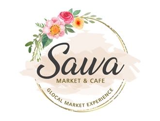 Sawa Market & Cafe  logo design by ingepro