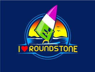 Roundstone Windsurfing logo design by dasigns