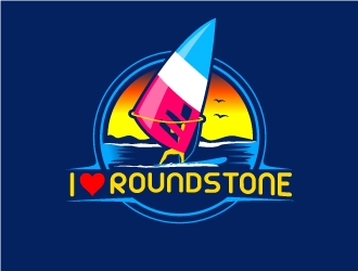 Roundstone Windsurfing logo design by dasigns