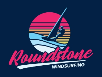 Roundstone Windsurfing logo design by jaize