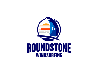 Roundstone Windsurfing logo design by Asani Chie