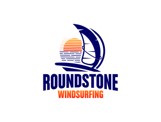 Roundstone Windsurfing logo design by Asani Chie