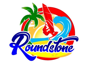 Roundstone Windsurfing logo design by Suvendu